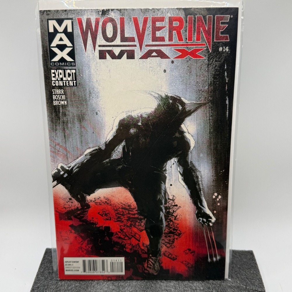 Wolverine MAX 14 Marvel Comics 2013 Explicit Content Starr Boschi Brown Logan